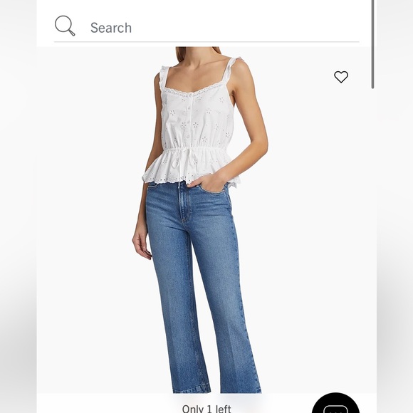 PAIGE White Eyelet Lace Blouse - Picture 5 of 6